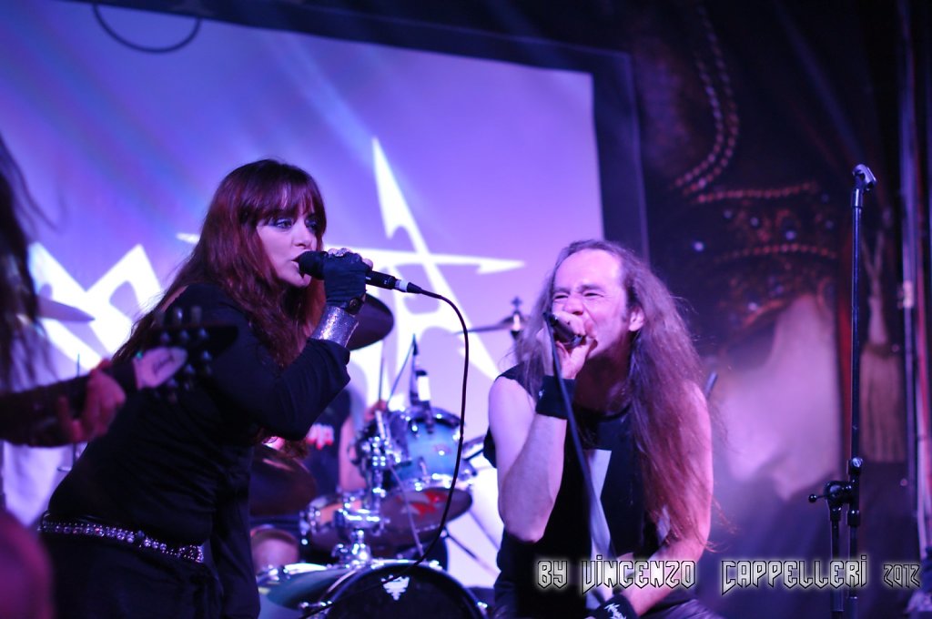 Necrodeath w/ Giorgia Gueglio @ Metallized Party 2012